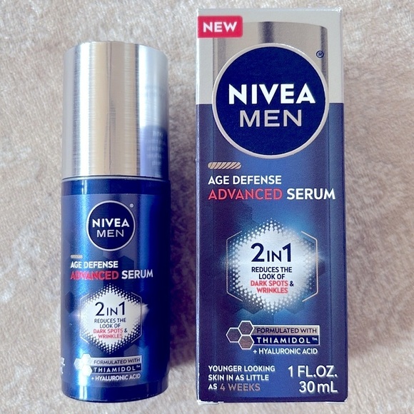Brand New NIVEA MEN AGE DEFENSE ADVANCED SERUM 30ml Dark Spots Wrinkles - Picture 1 of 9